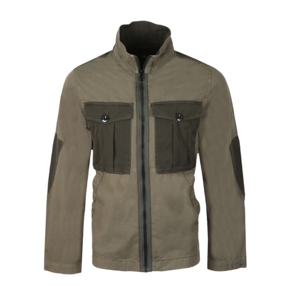 G Star Raw Type C Utility PM Overshirt Roozon Twill Smoke Green Large